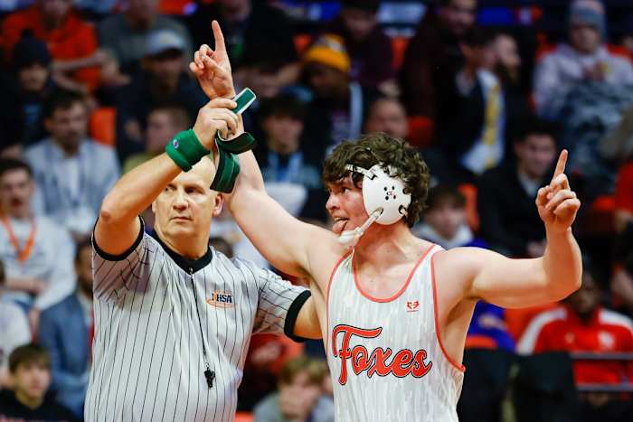 Illinois state wrestling championships February 18 2023 Nate Latsch 15369
